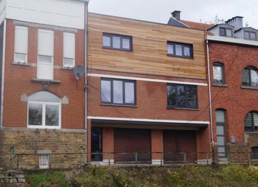 Extension en hauteur d'une maison unifamiliale mitoyenne, région de Verviers