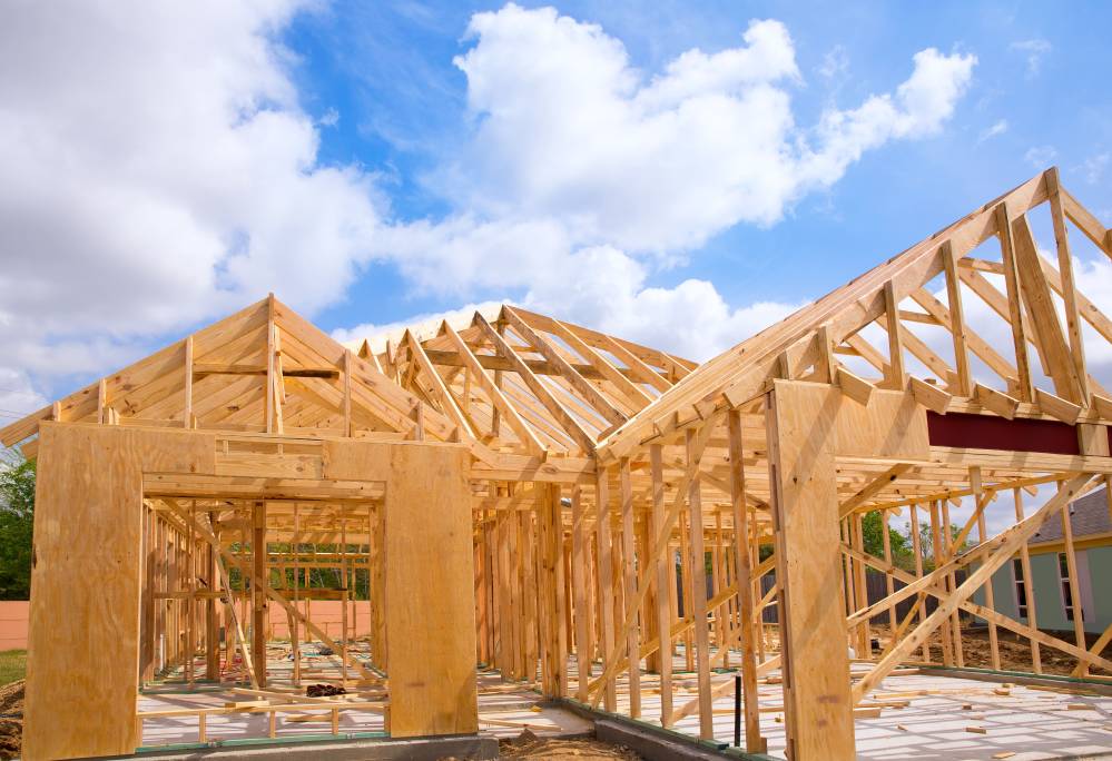 ossature en bois à Bolland